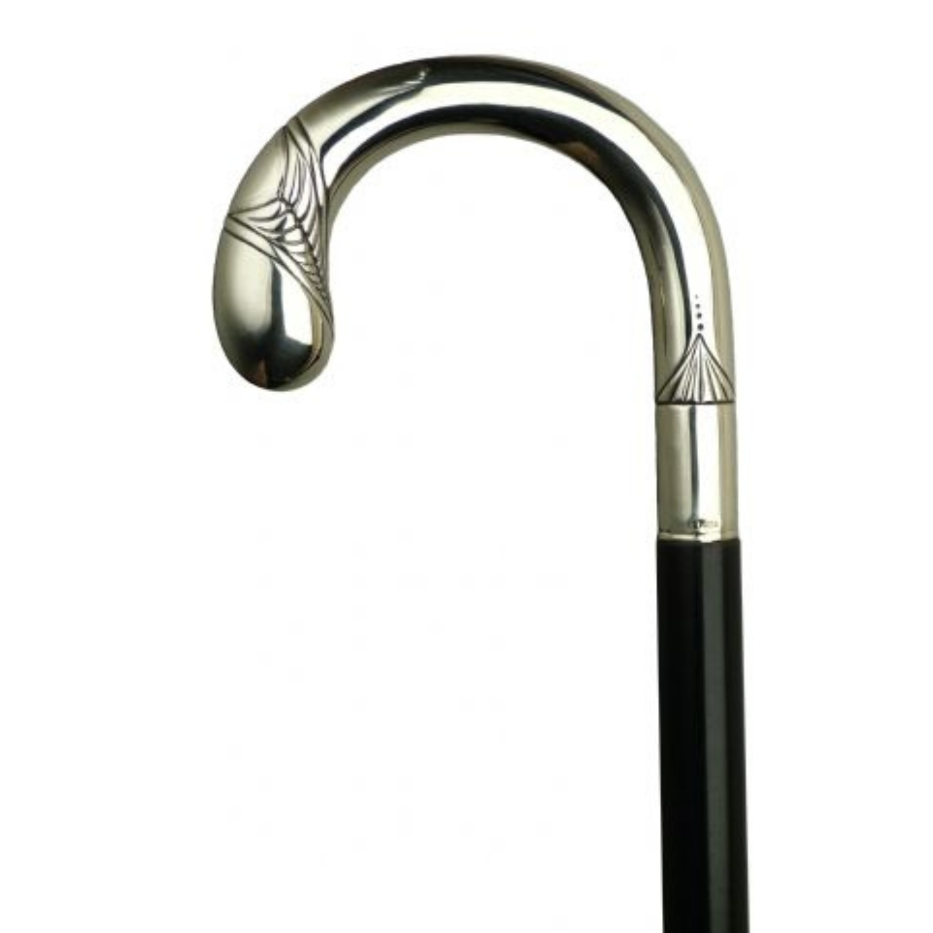 Alpacca Silver Crook Handle