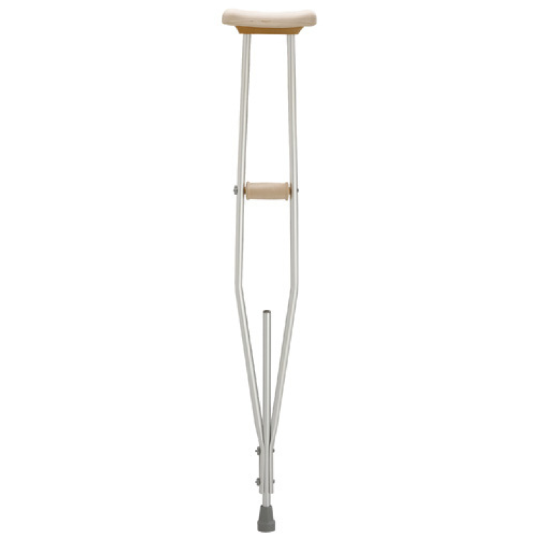 Lofstrand Aluminum Underarm Crutch With Wing Nut Adjustment-Youth