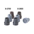 Durable Replacement Cane Tips: 2 Sizes & 3 Colors Available (Pair)