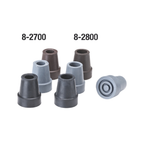 Durable Replacement Cane Tips: 2 Sizes & 3 Colors Available (Pair)