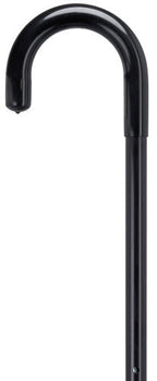 Crook Cane Black - Adjustable Aluminum