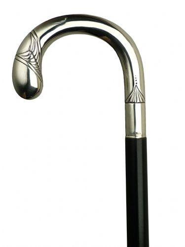 Alpacca Silver Crook Handle