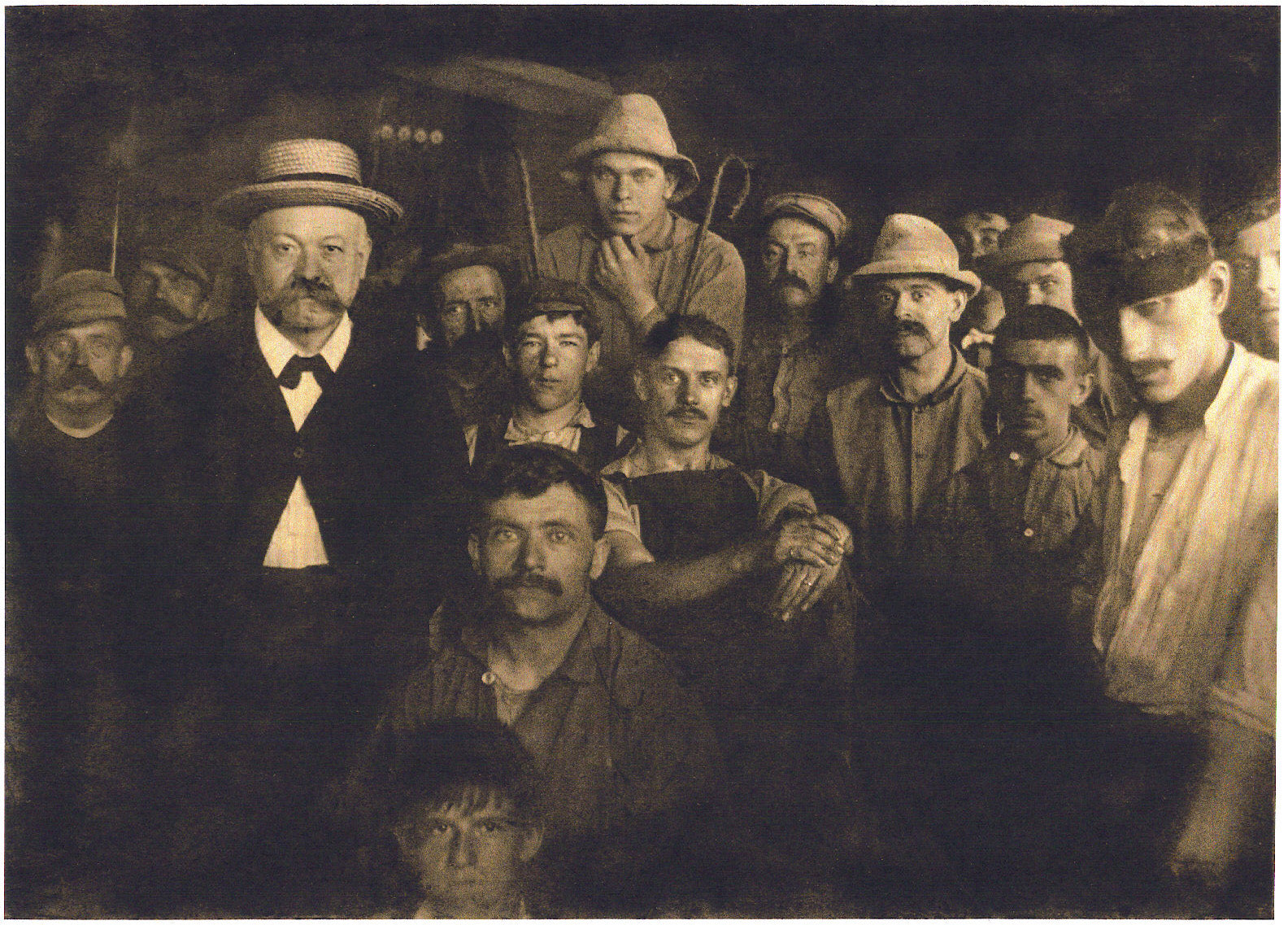 old timers image of owners and workers of Harvy Surgical Supply